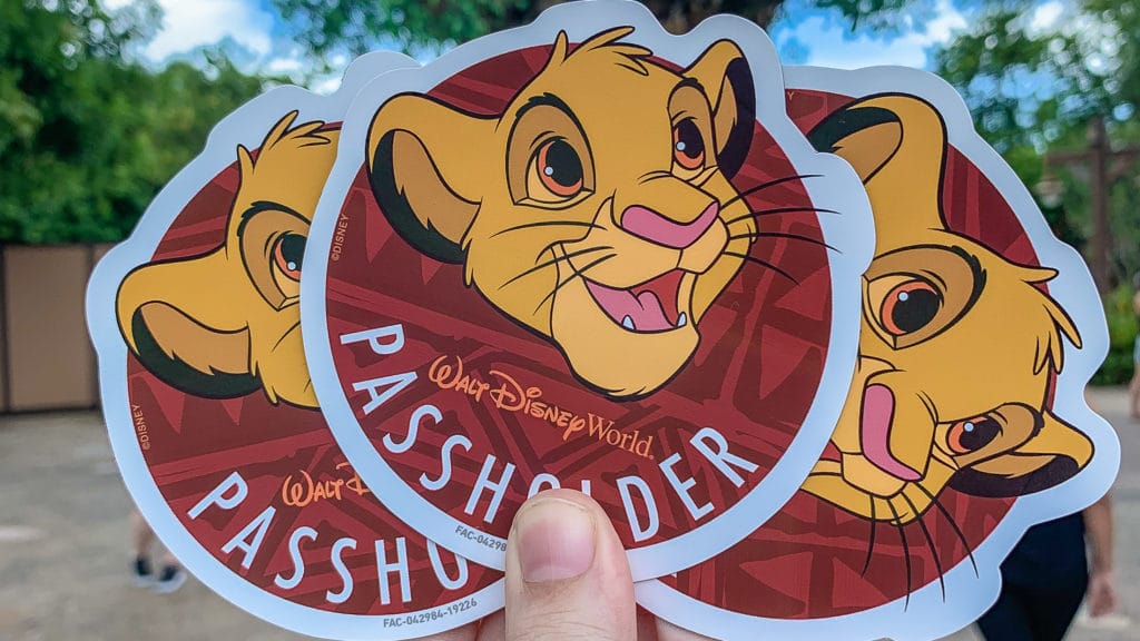 Simba Disney Passholder Magnet