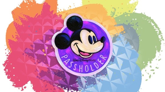 Artful Mickey Disney Passholder Magnet