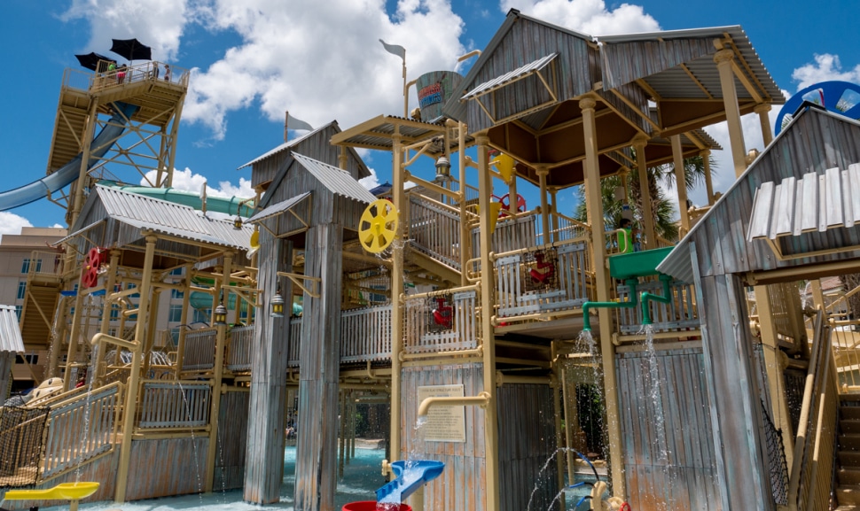 Gaylord Palms Orlando Resort Multi-Level Treehouse Water Playground for Kids